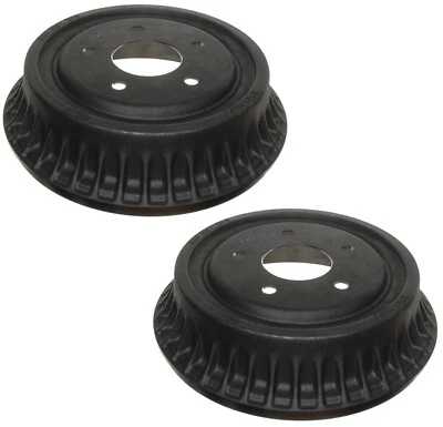 Pair Set of 2 Rear Brake Drums For Chevy Camaro GMC Sonoma Isuzu Hombre 19241903 - Image 1 of 4