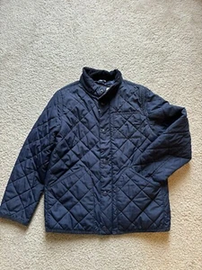 J.Crew Outerwear Boys Quilted Full Zipper Jacket Blue Size Small - Picture 1 of 3
