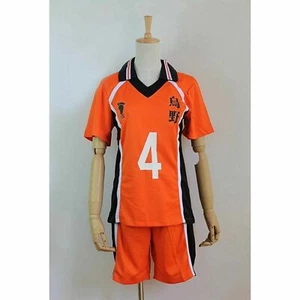 Haikyuu!! Karasuno High School Uniform Jersey No.4 Daichi Sawamura Cosplay S-2XL - Picture 1 of 4