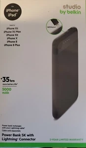 Belkin Boost Charge 5K mAh Power Bank with Lightning Connector For iPhone & iPad - Picture 1 of 2