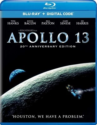 Apollo 13 [Blu-ray] Anniversary Ed, UV/HD Digital Cop, NEW FREE SHIPPING Foto 1 de 2