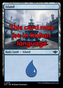 MTG ISLAND 279 FOIL EXC - ISOLA - OTJ - MAGIC - Picture 1 of 1