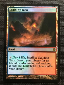 MtG Magic Scalding Tarn Zendikar Foil Modern CUBE Legacy Englisch Fetchland RARE - Bild 1 von 2
