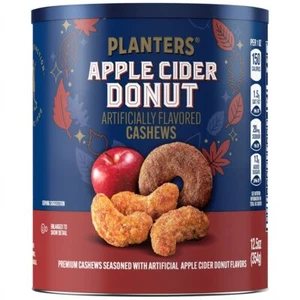Planters Apple Cider Donut Cashews 12.5 oz Best by 5/22/25 - Picture 1 of 6