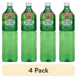 (4 pack) Aloe Vera Original Flavored Drink comes in a 1.5 Liter (50.7 OZ)  - Picture 1 of 6