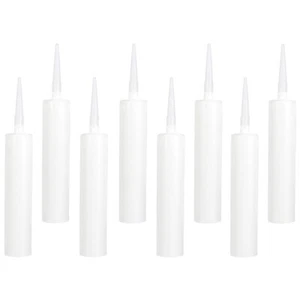 8Pcs Caulking Guns Tube Plastic Caulk Tubes Refillable Sealant Caulking Tubes . - Picture 1 of 10