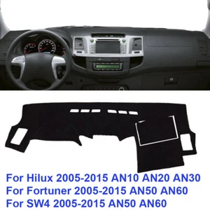 For Toyota Fortuner Hilux SW4 05-15 DashMat Sun Dashboard Cover Pad Car Interio - Picture 1 of 5