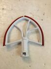 BEATER BLADE KA-6L SCRAPING ACTION MIXER BEATER BLADE WHITE AND RED 