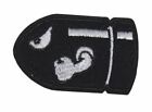 Mario Brothers Bullet Bill Nintendo Embroidered Applique Iron On Patch Black