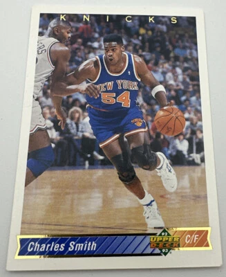 1992-93 Upper Deck Charles Smith No326 New York Knicks - Изображение 1 из 3