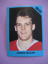 1990-91 LIMITED EDITION MEMORIAL CUP 7TH INNING SKETCH JARROD SKALDE #91 OSHAWA