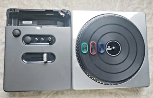 DJ Hero Silver Wireless Turntable Controller for Nintendo Wii w/ Out Cover - Picture 1 of 5
