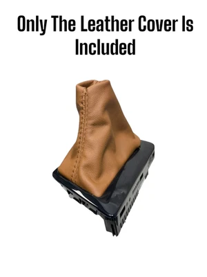 Cubierta de bota de cambio automático de cuero marrón Kalahari para Chevy Corvette C7 2014-2017 Foto 1 de 4