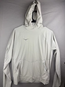 Hoka Men’s Moabi LS Sun Top Hoodie Medium Putty  Lightweight Quick Dry 1151093 - Picture 1 of 11