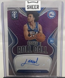 2024-25 Totally Certified Jared McCain Rookie Roll Call Auto #2/49 - Picture 1 of 2