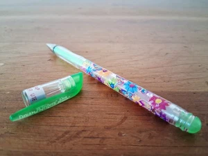 Vintage Y2K Lisa Frank Blume Schmetterling Traumschreiber Gel (grün) Stift Neon - Bild 1 von 3