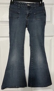 Mudd Denim Jeans Girls Bell Bottom Flares 10 Reg Youth 25x25” - Picture 1 of 6