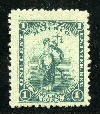 RO120d, The Ives & Judd Match Co.  revenue stamp. - Image 1 of 2