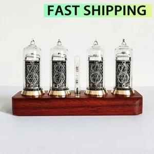 Former Soviet Union IN14 4-Digit Nixie Tube Clock Vintage w/Bluetooth Control - Picture 1 of 1