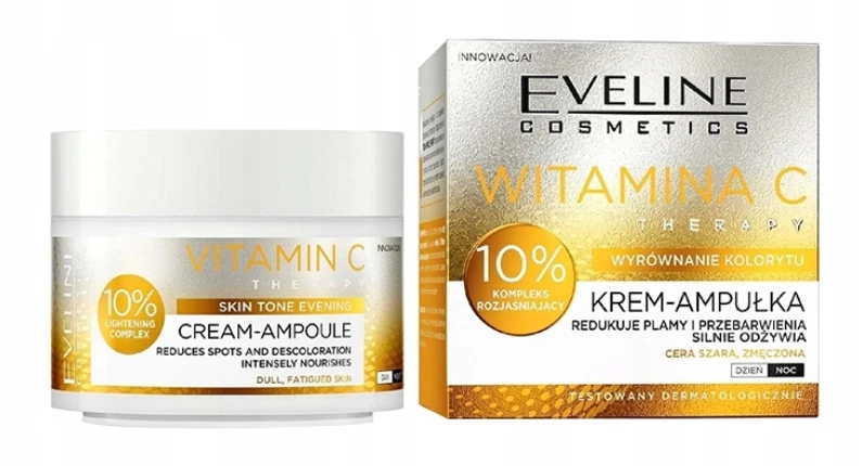 EVELINE 50ML CREME-AMPULLE D/N VITAMIN C THERAPIE /528 - Bild 1 von 1