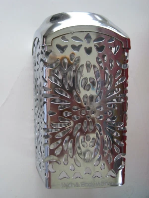 Bath and Body Works Soap Dispenser Cover Silver Tone New - Image 1 of 4