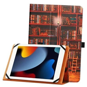Universal Case for 9inch 10inch Tablet, Stand Folio Protective Cover, Library - Picture 1 of 7
