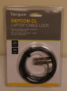 New! Targus DEFCON CL Notebook Laptop Cable Combo Lock  [Model: PA410U] - Picture 1 of 1