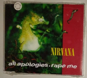 Nirvana - All Apologies /Rape Me New Sealed 3 track CD Single Eur import GED218 - Picture 1 of 2
