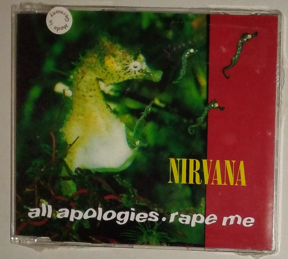 Nirvana - All Apologies /Rape Me  New Sealed 3 track CD Single Eur import GED218 - Image 1 of 2