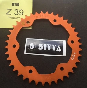 Rueda dentada aluminio Sitta 39 Z KTM 1290 Super Duke R, 205T-39, #525, naranja, piñón - Imagen 1 de 4
