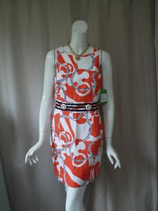NUEVO CON ETIQUETAS Nuevo Vestido Sin Mangas Estampado Lilly Pulitzer Talla 4/S - Imagen 1 de 7