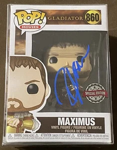 Russell Crowe signed Gladiator Funko Pop - handsigniert - Maximus #860 Special Ed - Bild 1 von 1