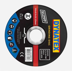 Paquete de 10 discos de molienda de metal de uso general 115 mm OD 6 mm x delgado 22,2 mm ID NUEVO - Imagen 1 de 4