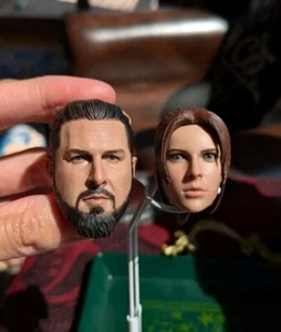 1/6 Resident Evil Claire & Barry Revelation 2 Custom Heads Only - Bild 1 von 12