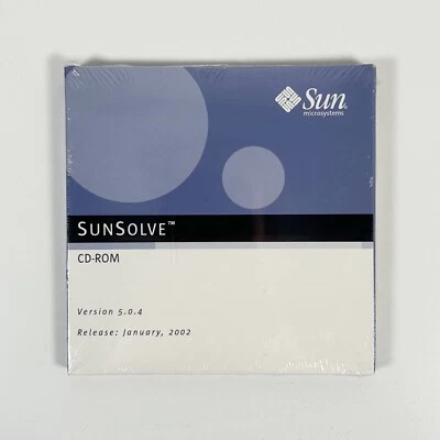Sun Microsystems SUNSOLVE Version 5.0.4 CD-ROM - NEW & SEALED - Image 1 of 3