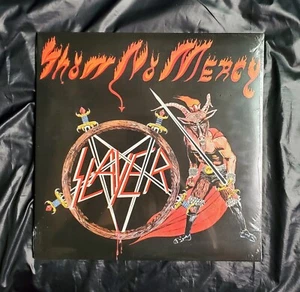 SLAYER: SHOW NO MERCY TRANSPARENT RED VINYL LP 2015 - Picture 1 of 3