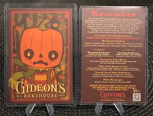 Gideon’s Bakehouse 2024 Menü: November - Pumpkin Fists - Bild 1 von 1