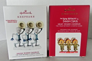 Hallmark Ornament 2019 Snow Miser 2020 Heat Miser Year Without A Santa Claus - Picture 1 of 1