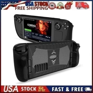 SENQAO Protective Case TPU Cover Case Compatible with Steam Deck, Black YXJBHK01 - Picture 1 of 13