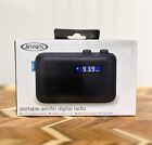 Jensen Portable AM/FM Digital Radio Auxiliary Input LCD Display with Backlight