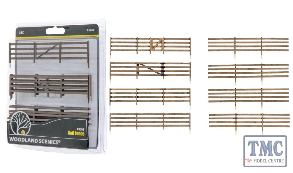 A3002 Woodland Scenics O Scale BO Scaleard Fence - Image 1 of 1