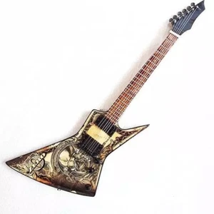 Miniature Guitar Dave Mustaine #hh - Picture 1 of 4