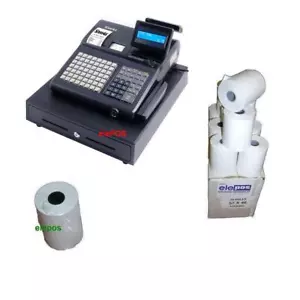 Rollos térmicos de recibo para caja registradora Sam4s ER-945, rollo serie Sam4s ER945 ER-900 - Imagen 1 de 4