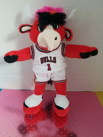 VTG BENNY THE BULL CHICAGO BULLS MASCOT 9" PLUSH STUFFED ANIMAL FOCO NBA STORES Cover