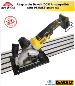Dewalt DCS571 Adaptor base circular saw DEWALT guide rail track DWS5021 DWS5022 - Picture 1 of 6
