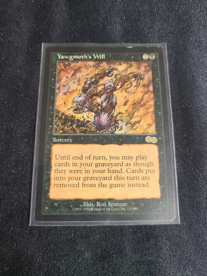 Yawgmoth's Will Urza's Saga Vintage MTG from Magic the Gathering MtG - Image 1 of 2