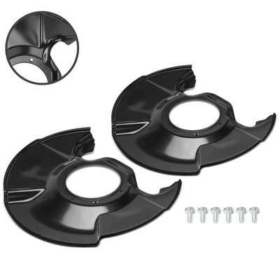 2x Protector antipolvo de freno delantero izquierdo y derecho negro nuevo para Honda Civic 2006 2007-2011 Foto 1 de 4