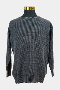 BILLABONG Black, Grey Knitted Crew Neck Jumper - Picture 1 of 3