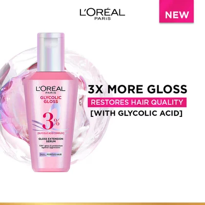 L'Oreal Paris Glycolic Gloss Extension Serum Free Shipping - image 1 of 4