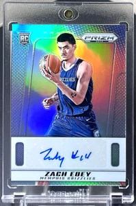 Zach Edey 2024-25 Panini Prizm Deca RC Rookie Autograph Silver SP Auto Grizzlies - Picture 1 of 2